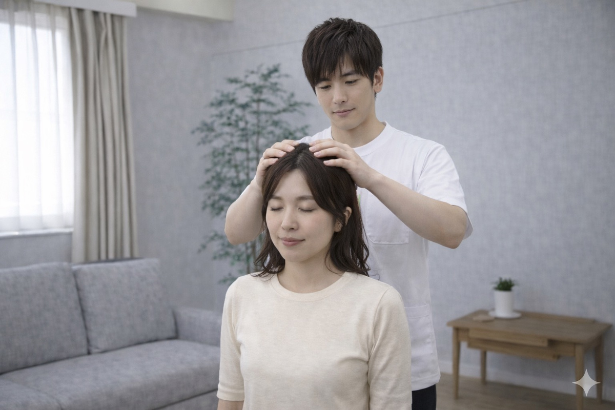 QTEメソッド施術の様子