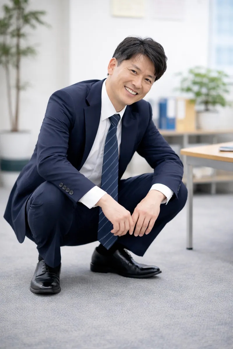 腰痛と前屈時痛の施術後の様子